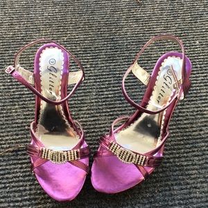 Purple High Heels
